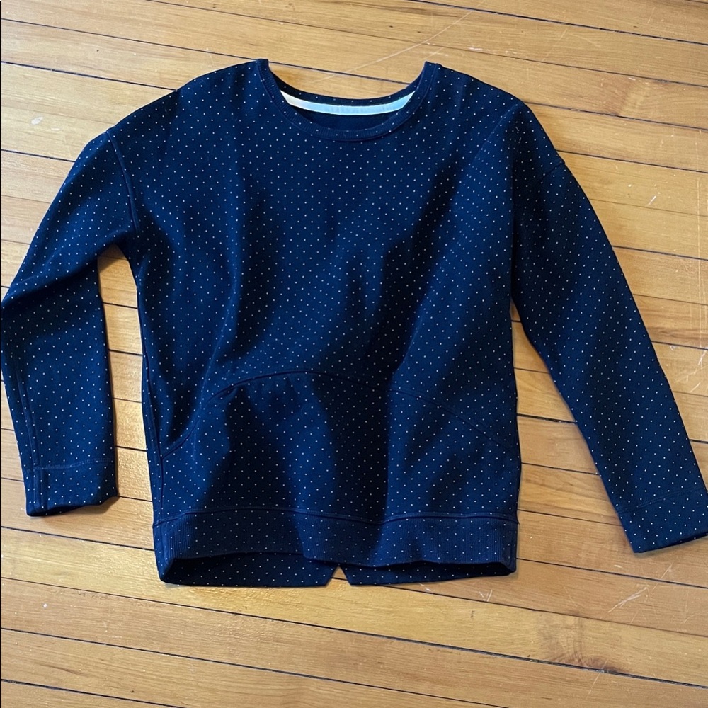 lululemon athletica Navy Dot Pullover Sweatshirt